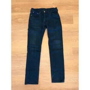 Levis 511 slim fit dark blue wash mens size 32*34